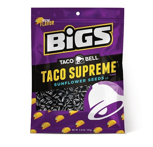 Bigs Taco Bell Taco Supreme Sunflower Seeds