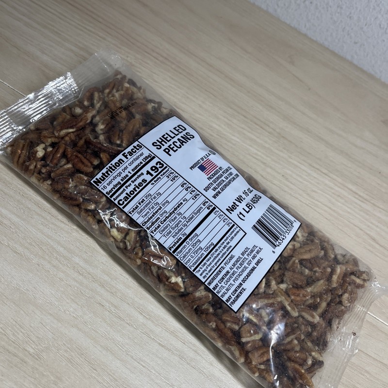 1lb SHELLED PECANS BY SOUTH GEORGIA PECAN CO. gallery