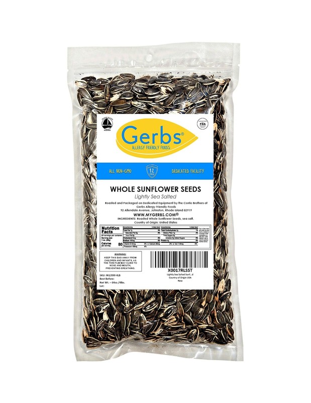 Lightly Sea Salted Sunflower Seed in Shell by Gerbs - 4 LBS - Top 11 Food All... gallery