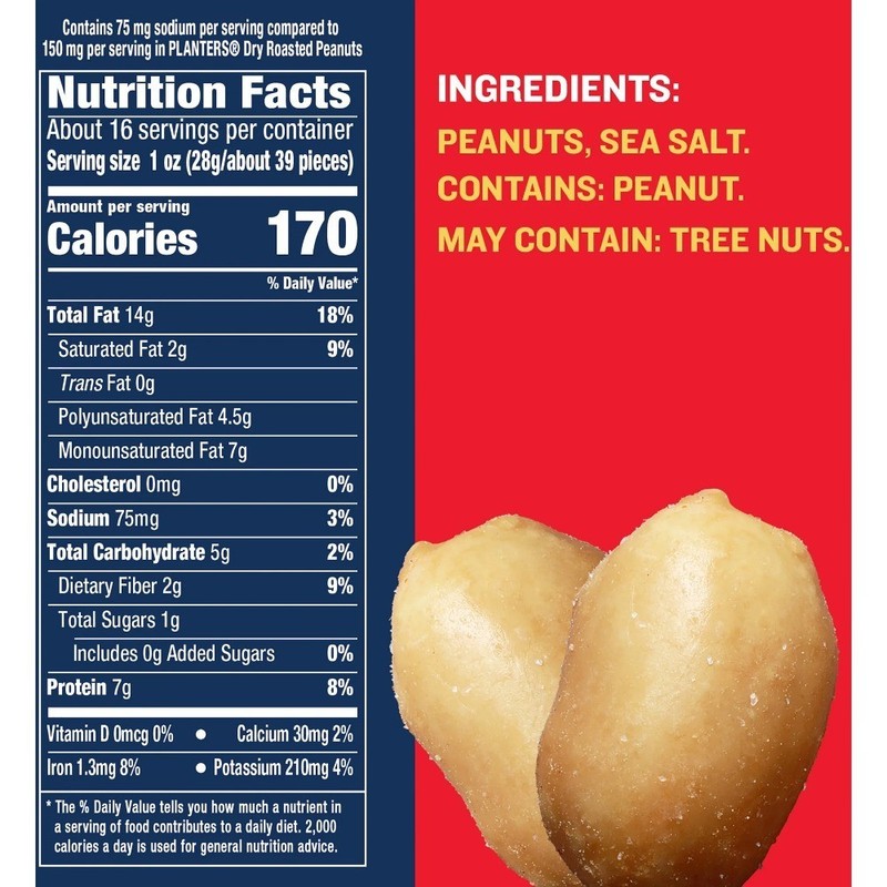 Dry Roasted Lightly Salted, Plant Based Protein Snack, 16 oz Jar (4 gallery