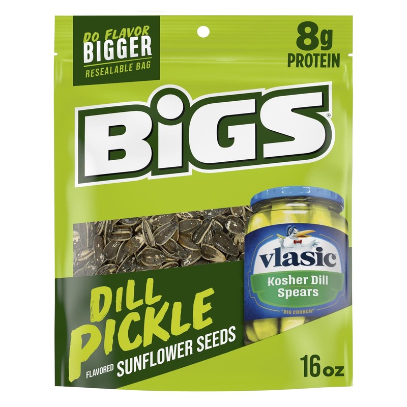 Sunflower Seeds Vlasic Dill Pickle Flavor Snack for Dad 16 oz