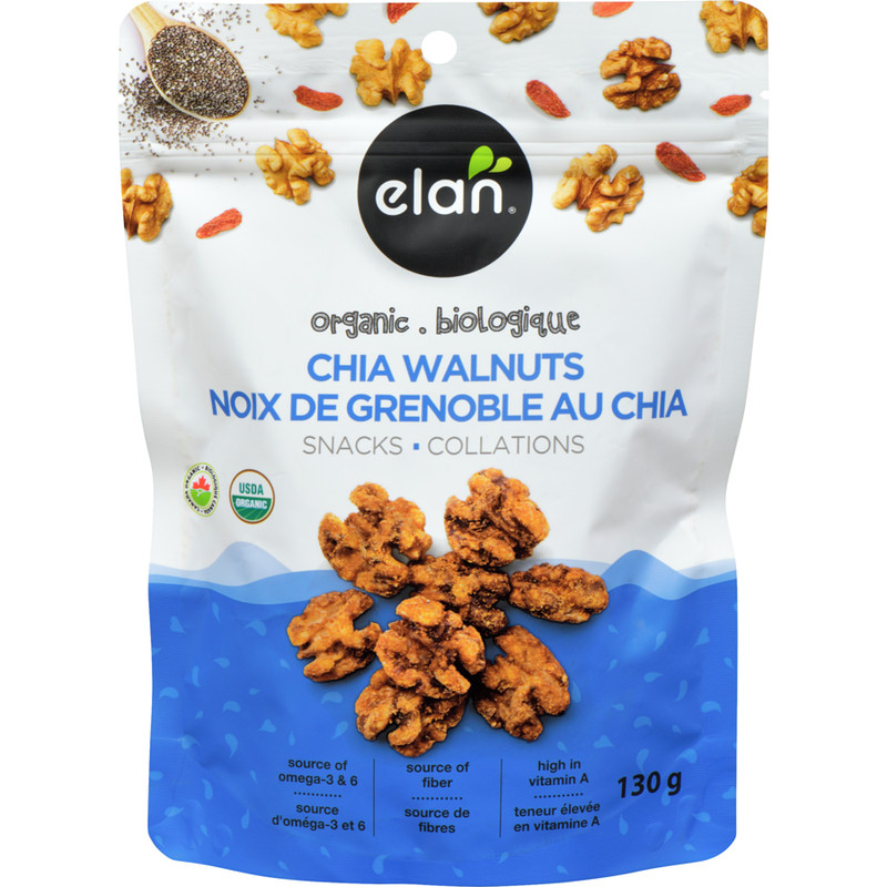 2-Pack Elan Chia Walnuts Organic