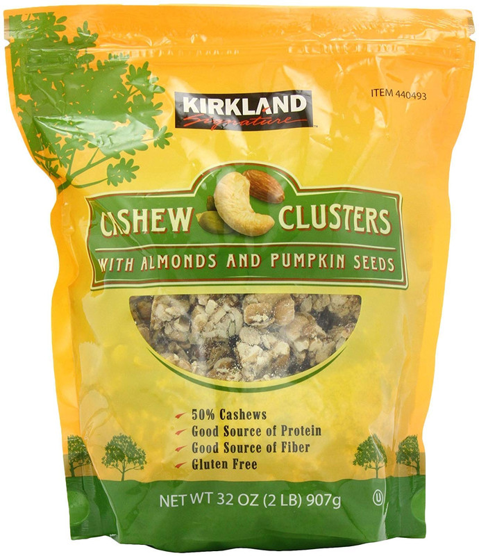 Cashew Cluster with Almonds & Pumpkin Seeds, 32 Oz, Set of 2