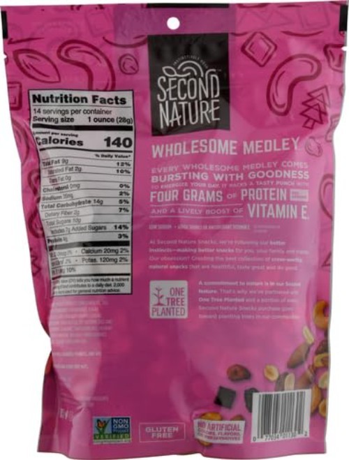 Wholesome Medley Trail Mix - Gluten-Free Healthy Snack - 14 oz Resealable Pouch gallery