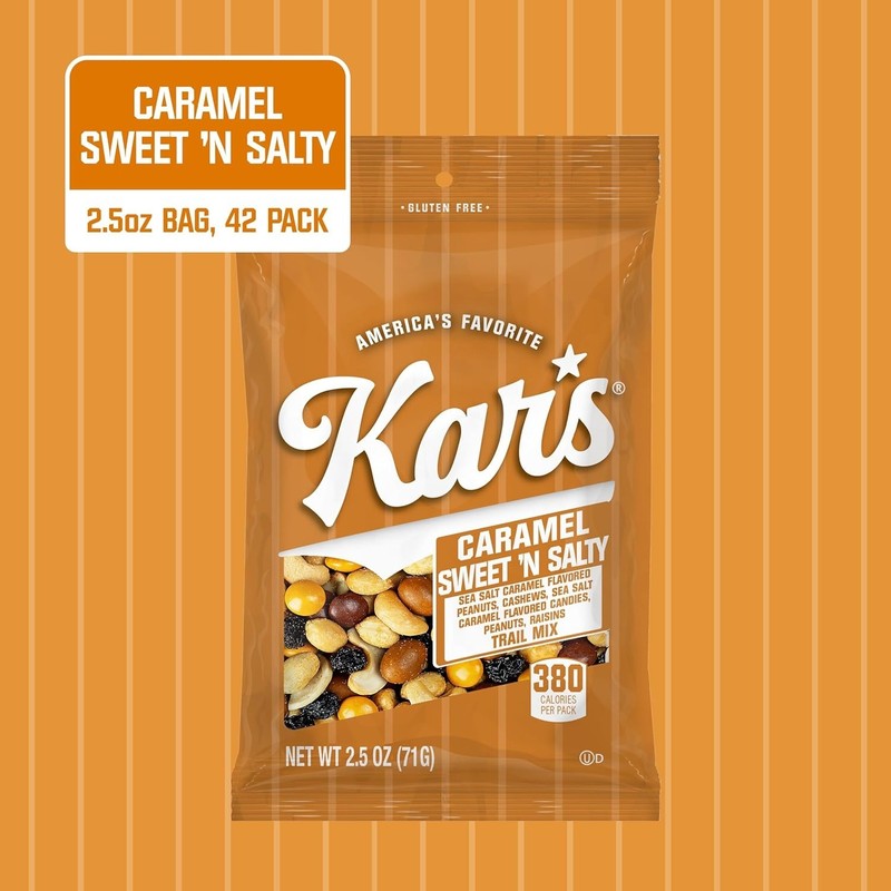 Kar's Gluten-Free Caramel Sweet 'N Salty Trail Mix - 42 Individual Snack Packs gallery