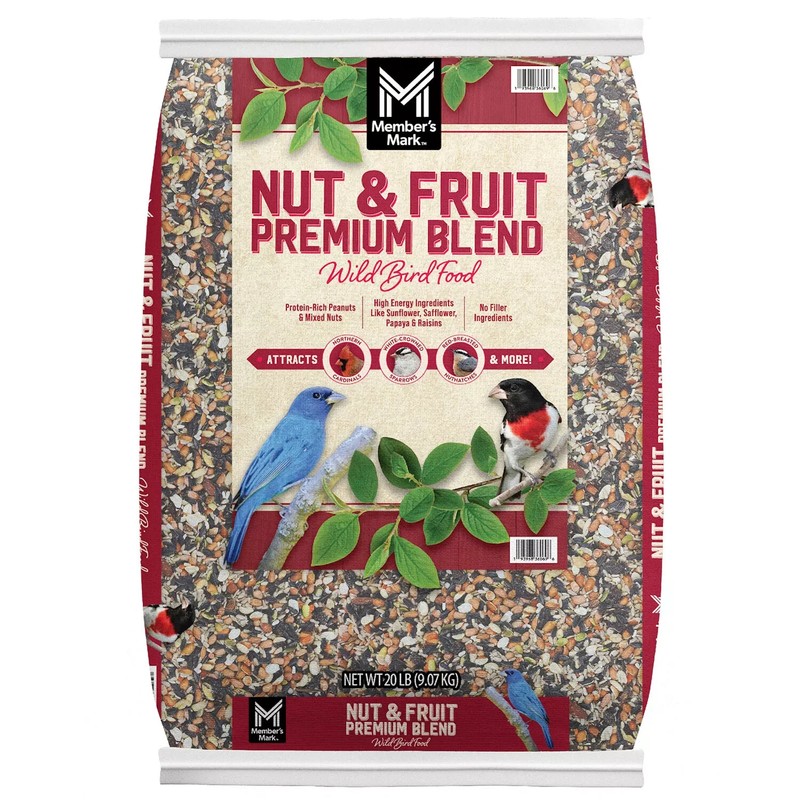 Member’s Mark Ultra Premium Nut & Fruit Blend Birdseed, 20 lbs.