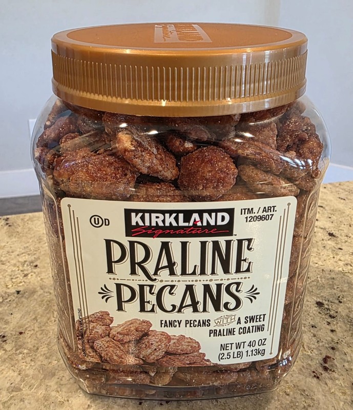 Kirkland Signature Praline Pecans 40 oz Sweet Coated Fancy Pecans Snack 2.5 lb gallery