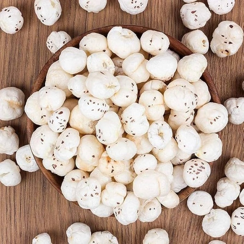 Indian Premium Phool Makhana, Lotus Seeds, Fox Nut Perfect for Daily Snacking