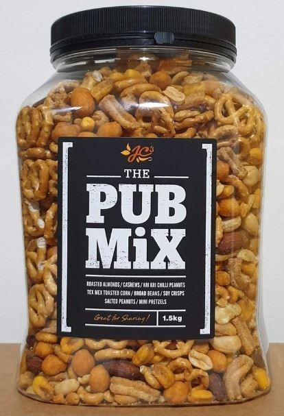 JC's Quality Foods The Pub Mix 1.5kg - Assortment Of Your Favourite Snacks