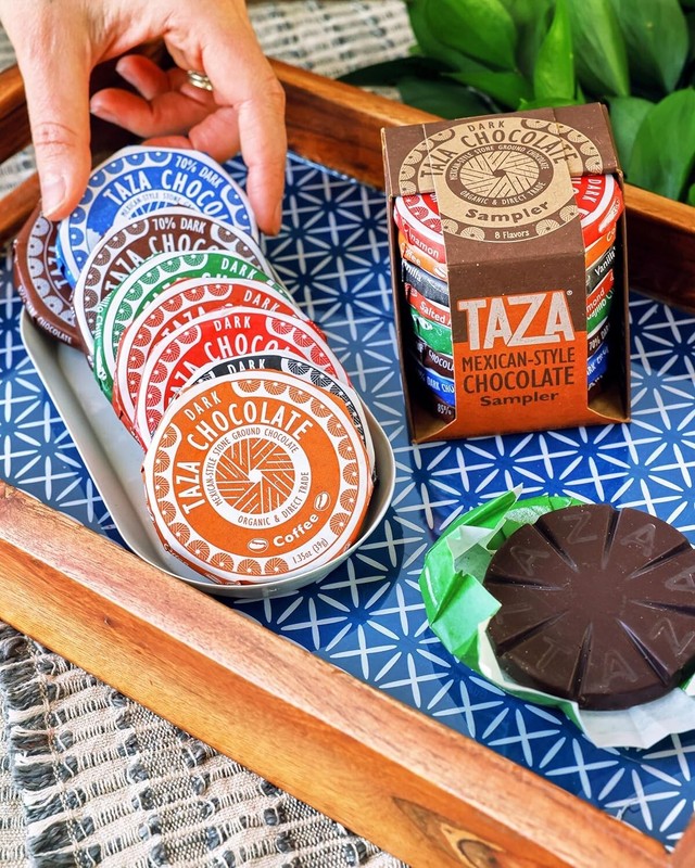 Taza Chocolate Organic Mexicano Disc Stone Ground, Variety Pack, 8 Count gallery