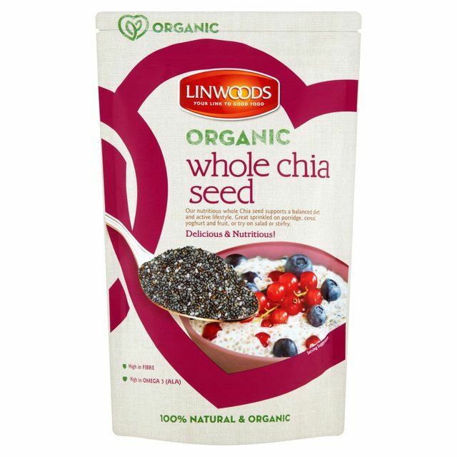 Linwoods Organic Whole Chia Seed – 400g (0.88 lbs)