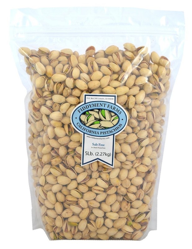 Pistachios In-Shell Salt Free 5 Pound