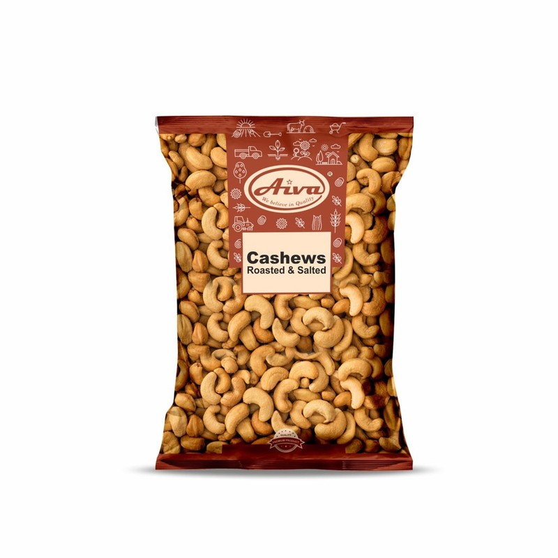 Aiva Cashew Roasted & Salted | Ideal for Sweets, Curries & Snacks-14 oz (400 g) gallery