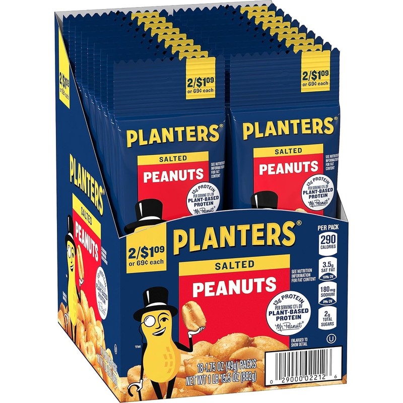 Salted Peanuts, 1.75 oz. 18-Pack gallery