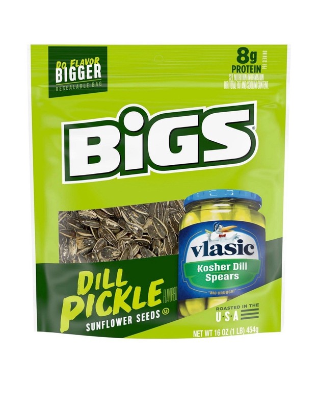BIGS Sunflower Seeds, Vlasic Dill Pickle Flavor, 16 oz.