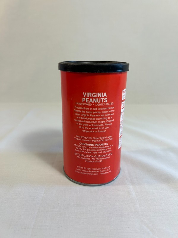 VTG Tin Can Boelter Brands Virginia Peanuts Lightly Salted Can gallery