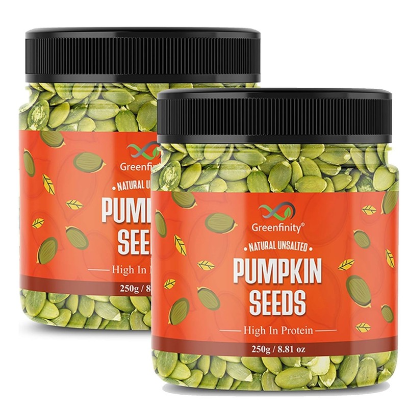 GreenFinity AAA | Pumpkin Seeds, High Protein Zinc Non-GMO Unsalted Snack Fiber gallery