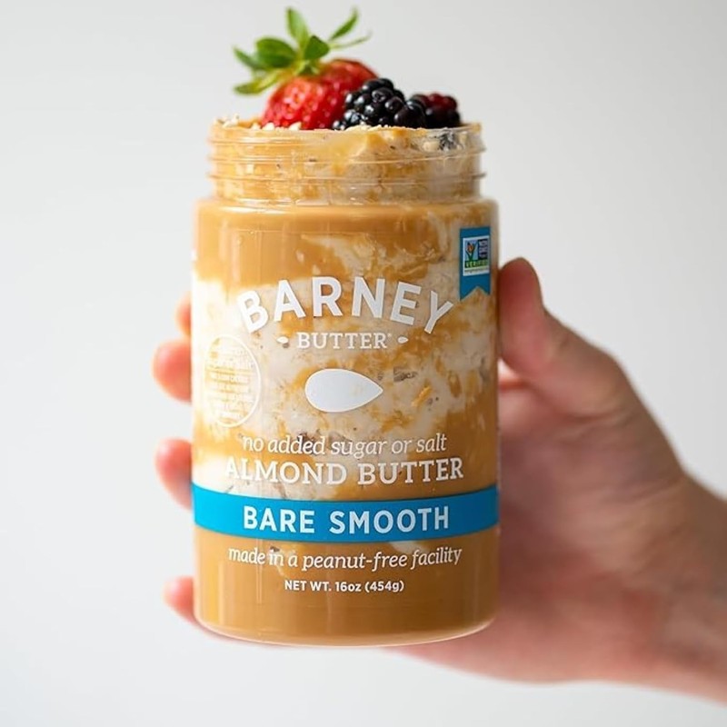 Bare Smooth Almond Butter 16 oz Jar No Added Sugar Salt Non-GMO Gluten Free gallery