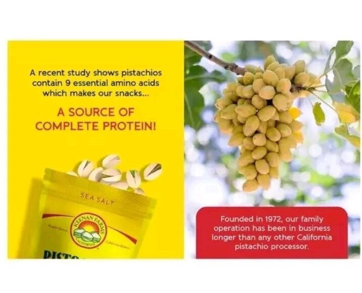 California Sea Salt Pistachios Keenan Farms 12oz 2pack gallery