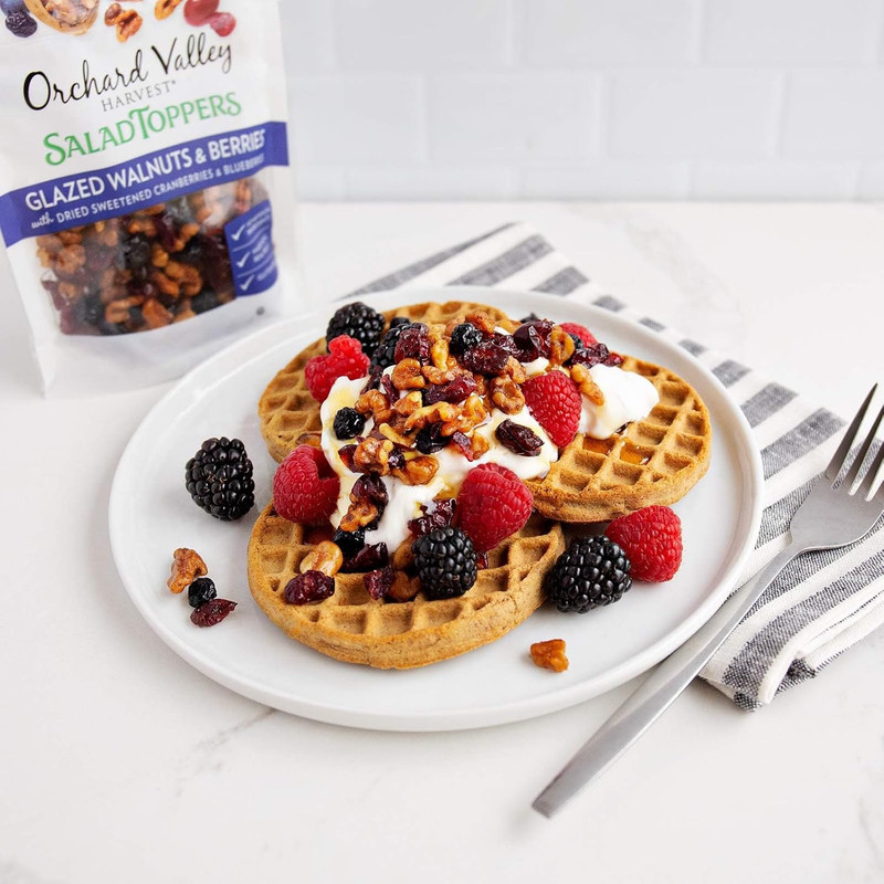 Orchard Valley Harvest Glazed Walnuts and Berries Salad Toppers, 0.85 Ounce Bags gallery