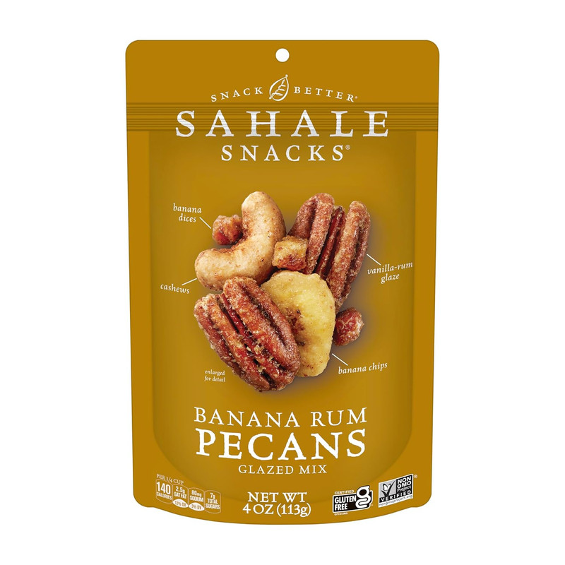 Sahale Snacks Glazed Mix, Banana Rum Pecans, 24 Ounce gallery