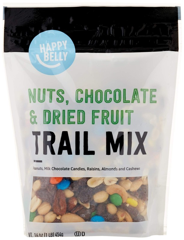 Amazon Brand Happy Belly Nuts, Chocolate & Dried Fruit, Trail Mix, 1 pound P...