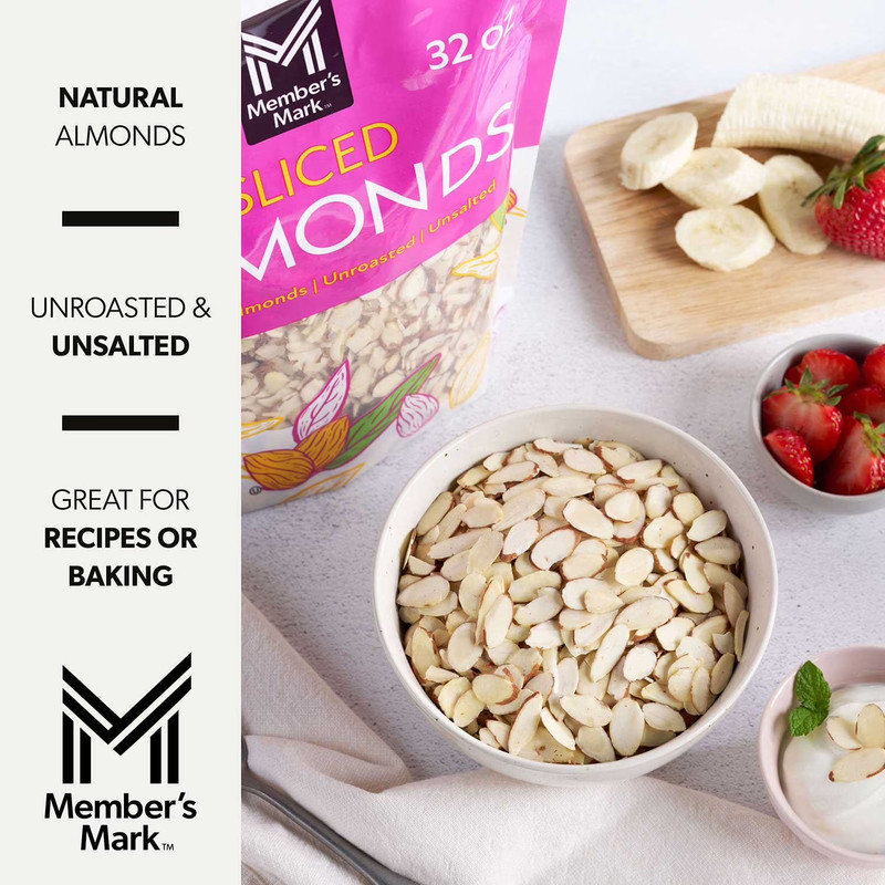 Members Mark Sliced Almonds 32 oz Free Shipping gallery