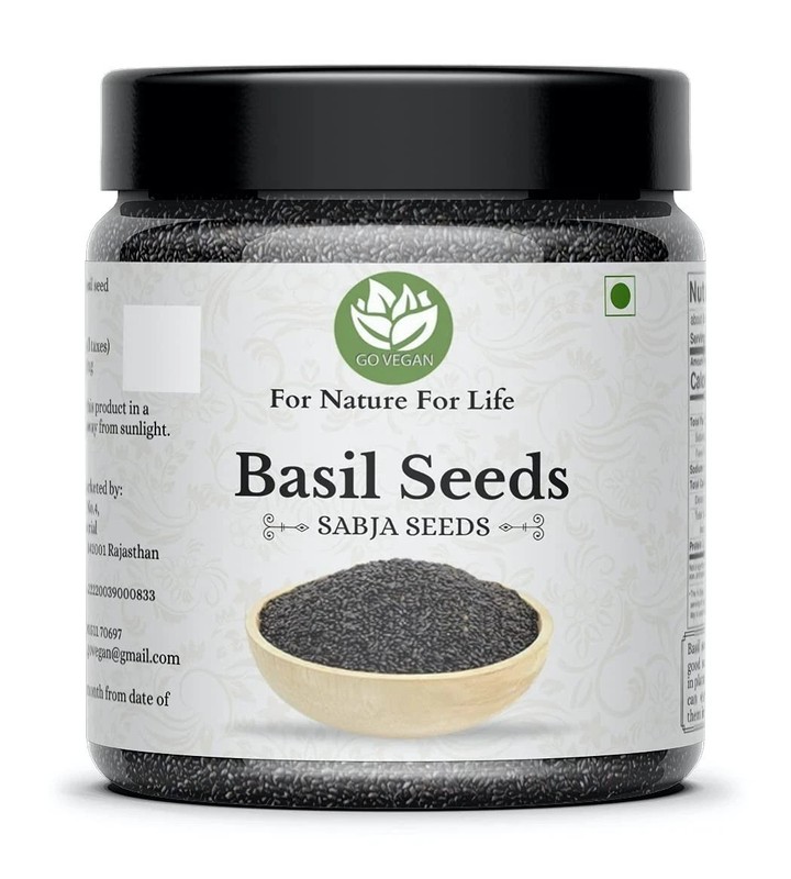 Go Vegan Basil Seeds 300gm gallery