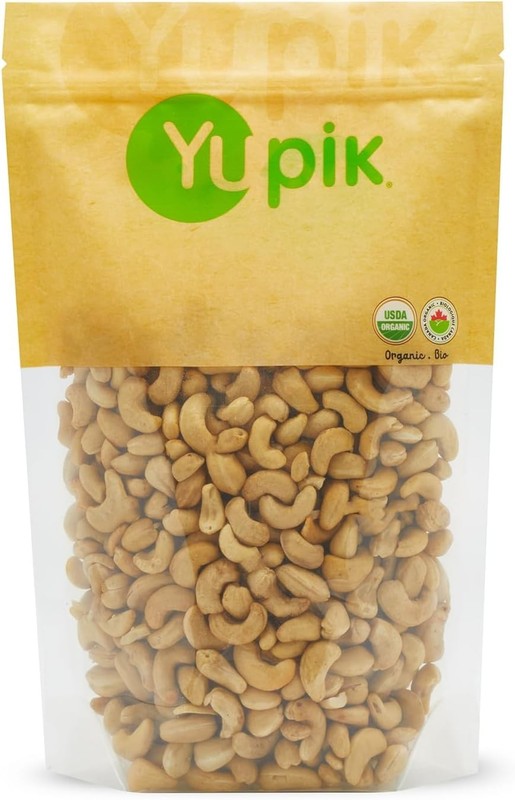 Yupik Organic Raw Cashews, 2.2 lb (35.2 oz), Kosher, Gluten-Free, Non-GMO, Ve... gallery