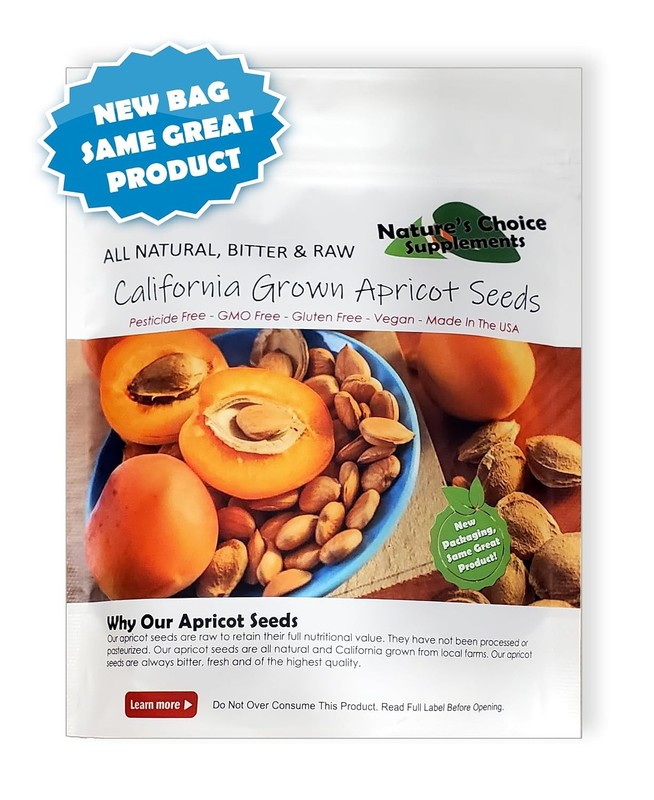 Apricot Seeds California Grown Bitter Raw 100% All Natural from Organic Farms8Oz gallery
