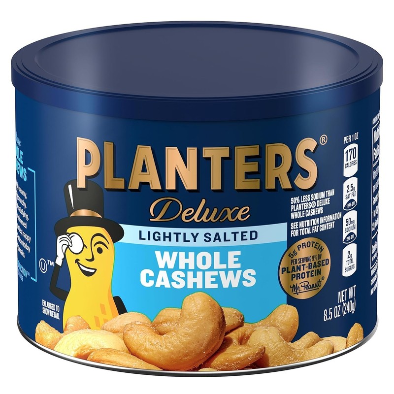 Richly Flavored Lightly Salted Whole Cashews 8.5 oz - Nutritious Snack Delight gallery
