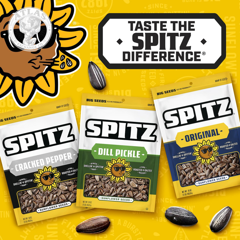 Spitz Sunflower Seeds, Salted, 6 Ounce (Pack of 9) gallery