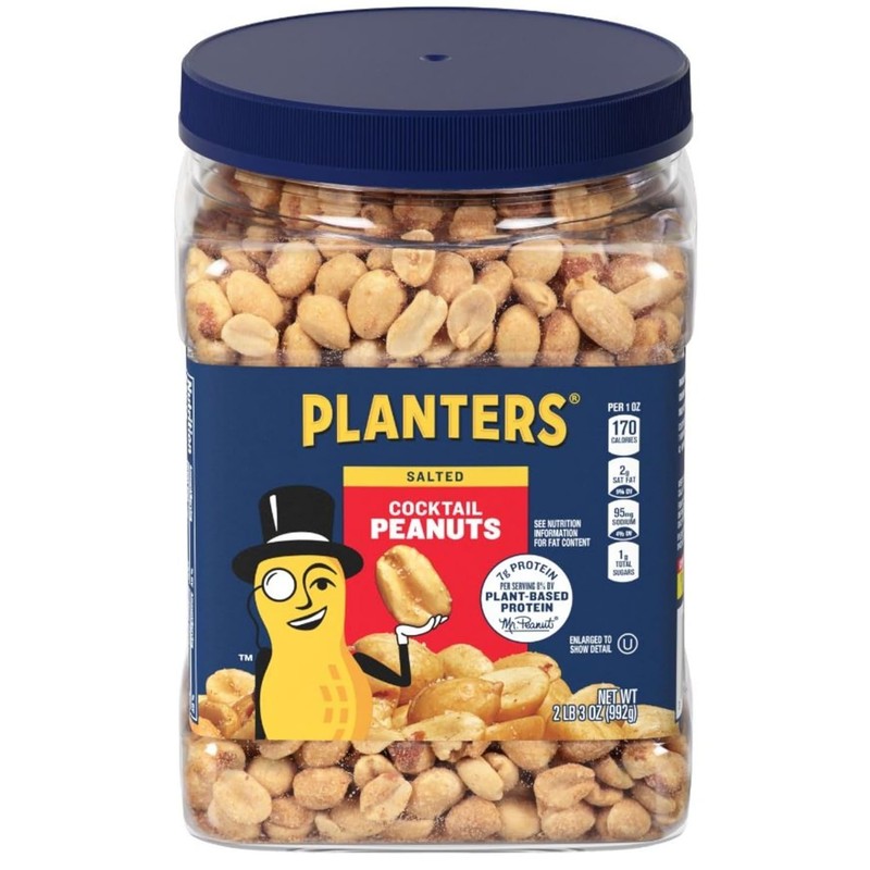 Bulk 35oz Salted Peanuts - Perfect for Parties and Everyday Snacking gallery