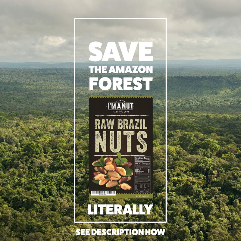 I’M a Nut Brazil Nuts, Raw, 32Oz (2 Lb) Distinct and Superior to Organic | No PP gallery