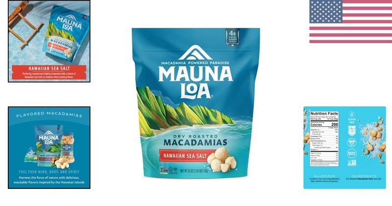 Delicious Sea Salt Roasted Macadamia Nuts - 20 Oz - Perfect for Gifting gallery