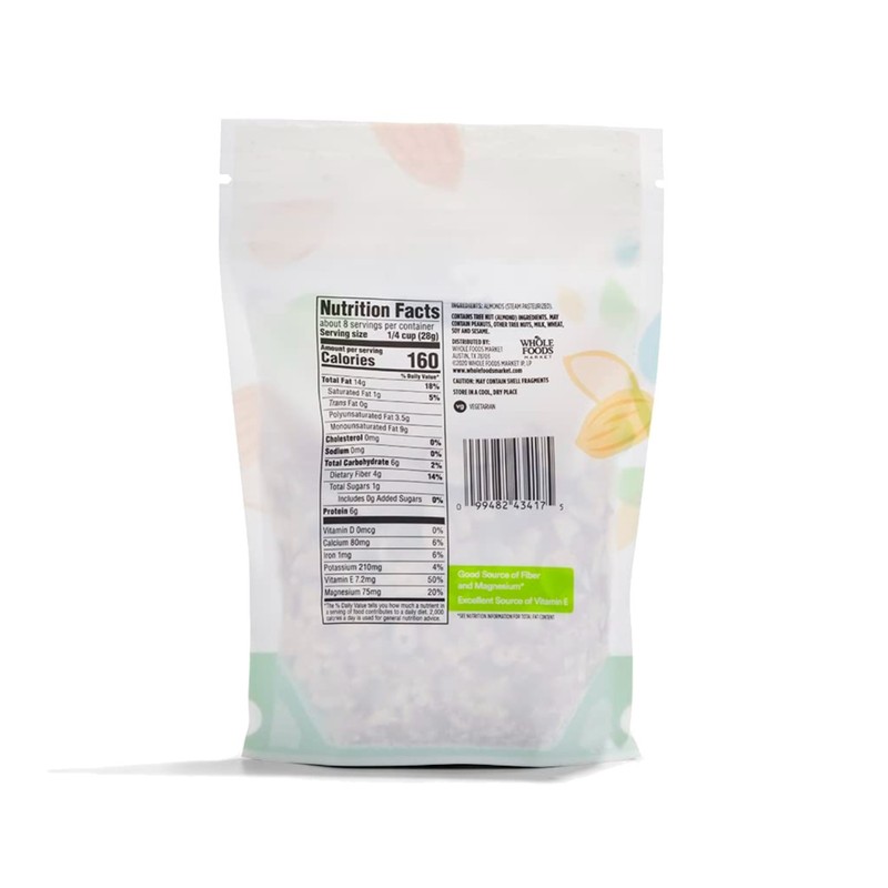 Almond Slices, Unsweetened, 16 Oz Total