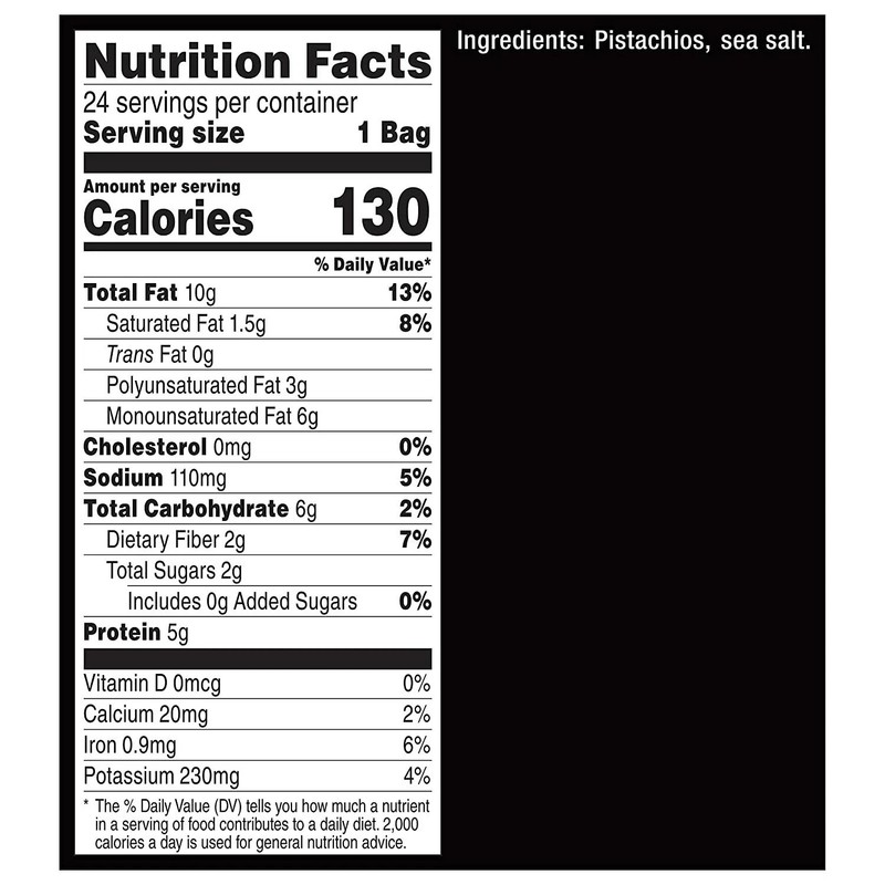 Wonderful In-Shell Pistachios 1.5 oz 24 Count Snack Packs Bulk Nuts gallery