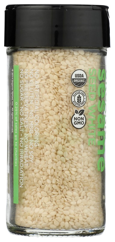 Organic White Sesame Seeds By Spicely 2 Oz 3 Pack gallery