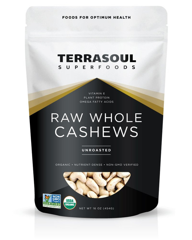 Organic Raw Cashews, 16 Oz, Premium Quality for Snacking, Baking, and Culinary C