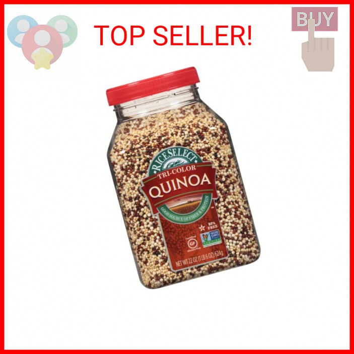 RiceSelect Tri-Color Quinoa, Premium Gluten-Free Seed, Star-K Kosher, and Non-GM gallery