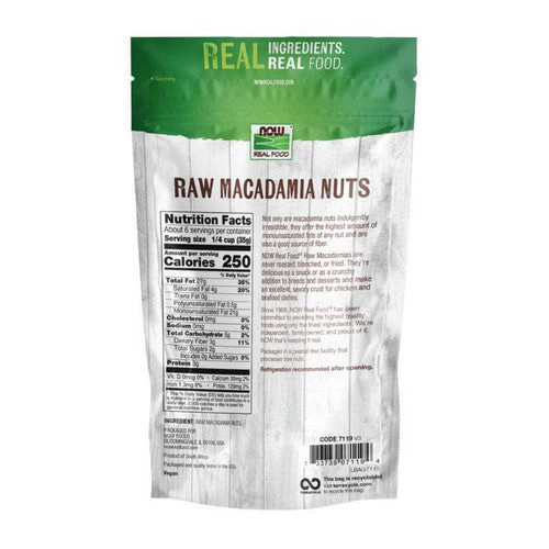 Raw Macadamia nuts 8 Oz By Now Foods gallery