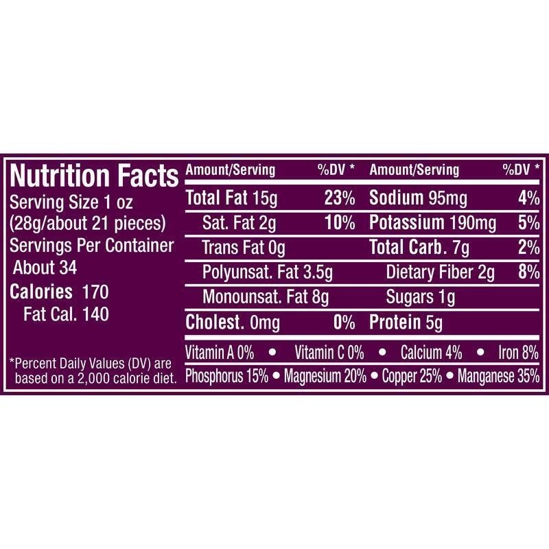 Delicious Salted Mixed Nuts Plant-Based Protein Kosher Party Snack 34oz New gallery