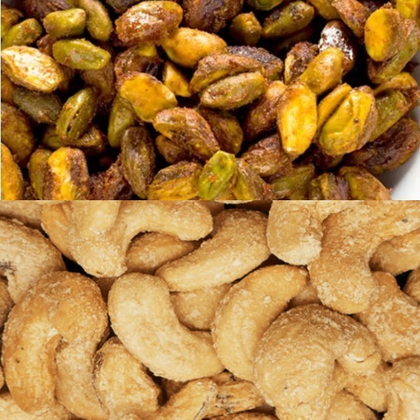 BULK VALUE PARMESAN CASHEWS-PEPPERCONR PISTACHIO MIX-BULK VALUE BAG LIMITED NOW