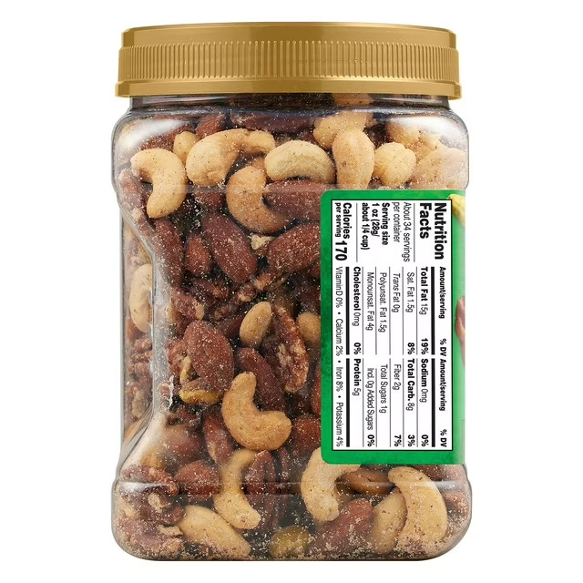Member's Mark Unsalted Deluxe Mixed Nuts - 34 oz. gallery