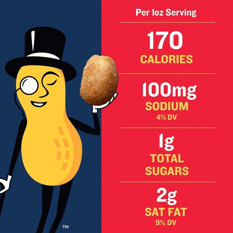 Deliciously Salted Peanuts in 9.5 oz Canisters, Pack of 6 - Your Perfect Snack gallery