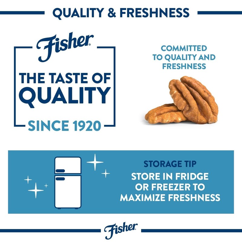 24oz High-Quality Unsalted Raw Pecan Halves for Cooking & Snacking - Pack of 2 gallery
