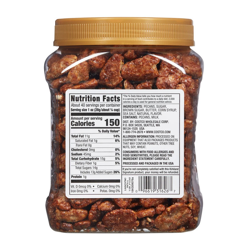 Kirkland Signature Praline Pecans, 2.5 lbs gallery