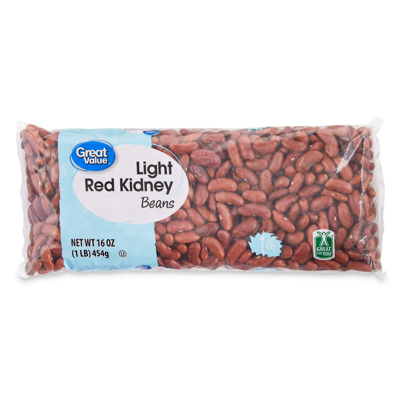 (8 pack) Great Value Light Red Kidney Beans, 1 lb..... gallery