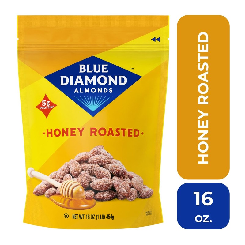 Honey Roasted Snack Almonds 1 Pound gallery