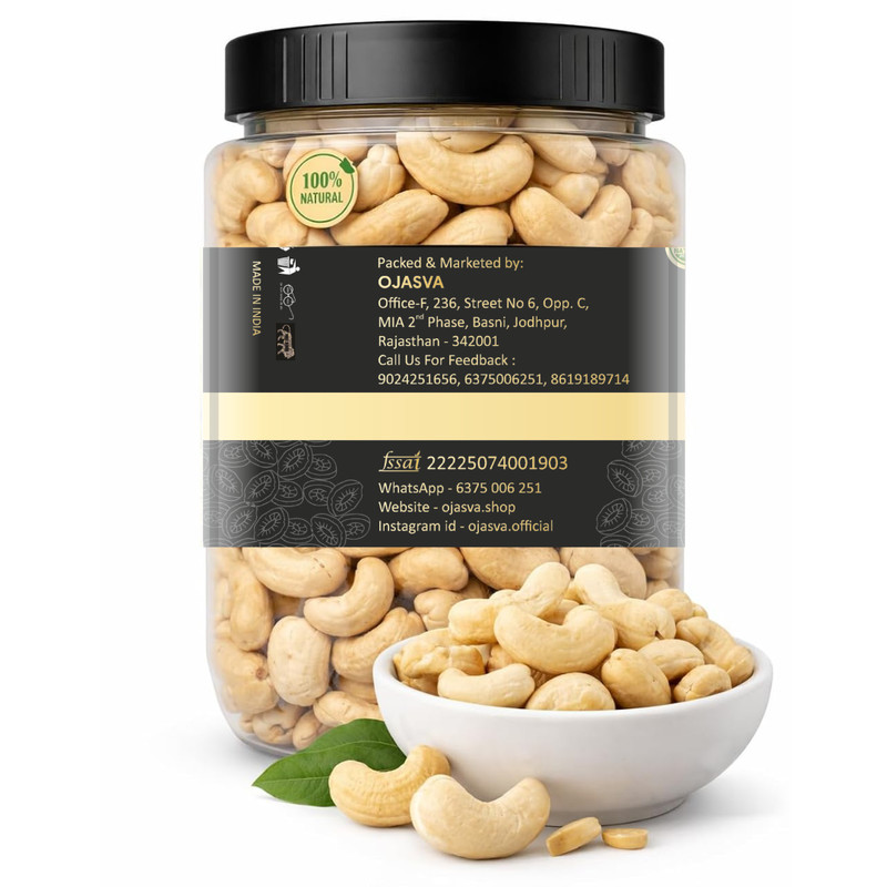 Premium Cashew Nuts Crunchy Whole Kaju Healthy Dry Fruits Snack , 8oz gallery